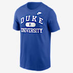 Playera universitaria Nike para hombre Duke Legacy Alma Mater - Royal