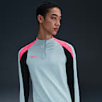 Pánská fotbalová tréninková mikina Dri-FIT Nike Strike s polovičním zipem