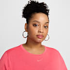 Nike One Classic Women's Dri-FIT Short-Sleeve Top (Plus Size)