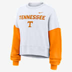 Sudadera de cuello redondo sin cierre universitaria Nike para mujer Tennessee Volunteers Primetime
