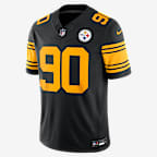T.J. Watt Pittsburgh Steelers Men's Nike Dri-FIT NFL Limited Jersey - Black