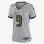 Jersey Nike de la NFL Game para mujer Kenneth Walker III Seattle Seahawks Rivalries Collection - Gris