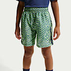 Shorts de entrenamiento Dri-FIT de tejido Woven para niño talla grande Nike Multi