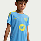 F.C. Barcelona Strike Fourth Older Kids' Nike Dri-FIT Football Short-Sleeve Top