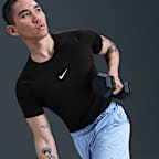 Nike Pro Breathe Men's Slim-Fit Short-Sleeve Top