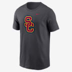 Playera universitaria Nike para hombre USC Trojans Primetime Logo - Antracita
