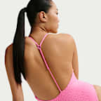 Nike Swim Women's Terry Texture Y-Back One Piece