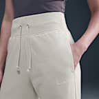 Nike Sportswear Phoenix Fleece Women's High-Waisted Wide-Leg French Terry Tracksuit Bottoms