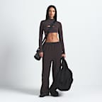 Pants con botones a presión laterales para mujer NikeSKIMS Matte Tricot
