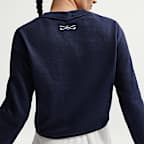 Nike Women's V-Neck Long-Sleeve Golf Top