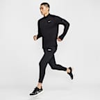 나이키 스트라이드 남성 써마 핏 리펠 윈터라이즈드 하프집 러닝 탑