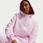 Nike Sportswear Phoenix Fleece Women's Oversized Cropped Henley Hoodie