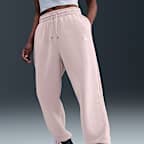 Pants de entrenamiento oversized de tiro alto para mujer Nike Sportswear Phoenix Fleece