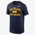 Michigan Legacy Alma Mater Men's Nike College T-Shirt - Navy