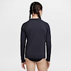 Playera Hydroguard de manga larga para niña talla grande Nike Swim