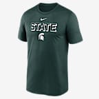 Michigan State Sideline Legend Men's Nike Dri-FIT College T-Shirt - Green