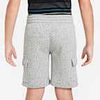 Shorts cargo para niños talla grande Nike Sportswear Club Fleece