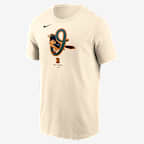 Baltimore Orioles City Connect Large Logo Men's Nike MLB T-Shirt - Cream