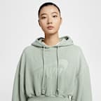 Nike Sportswear Women's Oversized Cropped French Terry Pullover Hoodie