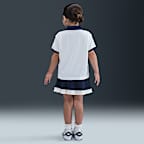 Conjunto de scooter de dos piezas para niños de preescolar Nike Red Dri-FIT