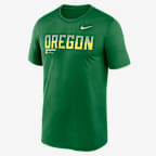 Oregon Sideline Legend Men's Nike Dri-FIT College T-Shirt - Apple Green