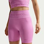 Shorts de ciclismo Dri-FIT de tiro alto de 13 cm para mujer Nike Pro Seamless