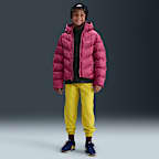 Chamarra acolchada Therma-FIT holgada para niños talla grande Nike Sportswear All Day Play