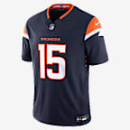 Nik Bonitto Denver Broncos Men's Nike Dri-FIT NFL Limited Jersey - Navy