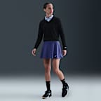 Nike Women's V-Neck Long-Sleeve Golf Top