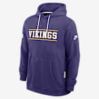 Minnesota Vikings Alt Standard Issue Men's Nike Dri-FIT NFL Pullover Hoodie - Purple