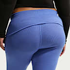 Nike Sportswear Chill Knit Women's Mid-Rise Tight Ribbed Pants (Plus Size)