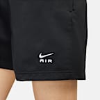 กางเกงขาสั้นเอวสูงแบบทอผู้หญิง Nike Sportswear