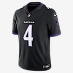 Zay Flowers Baltimore Ravens Men's Nike Dri-FIT NFL Limited Jersey - Black