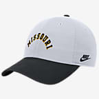 Missouri Nike College Campus Cap - White