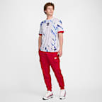 Norveç (Erkek Takımı) 2024/25 Stadyum Deplasman Nike Dri-FIT Erkek Futbol Taraftar Forması