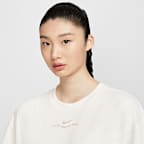 Nike Sportswear Women's French Terry Short-Sleeve Cropped Top