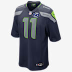 Jaxon Smith-Njigba Seattle Seahawks 50th Anniversary Men's Nike NFL Game Jersey - Navy