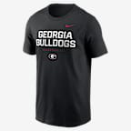 Georgia Courtside Basketball Men's Nike Dri-FIT College T-Shirt - Black