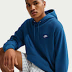 Ανδρικό φούτερ με κουκούλα από French Terry ύφασμα Nike Club