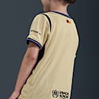 F.C. Barcelona 2025/26 Stadium Away Younger Kids' Kobe Football Replica 3-Piece Kit