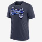 Detroit Tigers City Connect Men's Nike MLB T-Shirt - Navy Heather