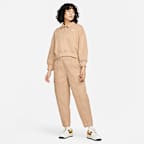 Nike Sportswear Phoenix Fleece Women's 3/4-Sleeve Crop Polo Sweatshirt