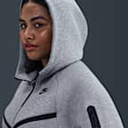 Felpa con cappuccio e zip a tutta lunghezza Nike Sportswear Tech Fleece Windrunner (Plus size) – Donna