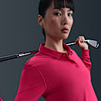 Polo de manga larga Dri-FIT para mujer Nike Victory