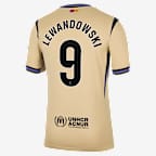 Robert Lewandowski Barcelona 2025/26 Stadium Away Men's Nike Dri-FIT Soccer Jersey