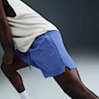 Shorts de alto rendimiento Dri-FIT de 18 cm sin forro con protección UV para hombre Nike Primary Fleece