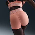 Shorts de ciclismo de tiro alto de 8 cm para mujer Nike Pro Sculpt