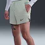 나이키 x 야코브 남성 드라이 핏 5인치 브리프 라인드 러닝 쇼츠