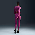 Leggings de cintura alta sin costura delantera de 7/8 para mujer Nike Universa