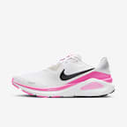 White/Playful Pink/Metallic Silver/Black